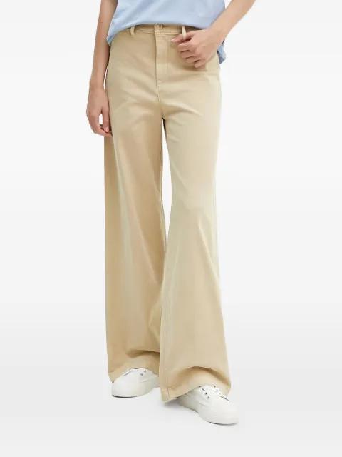 logo-patch wide-leg trousers by LEVIS