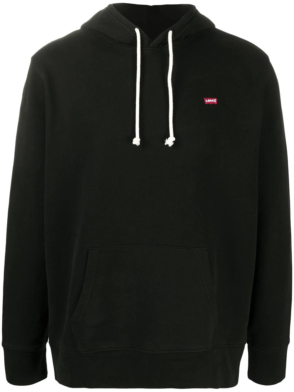logo plaque long-sleeve hoodie by LEVIS