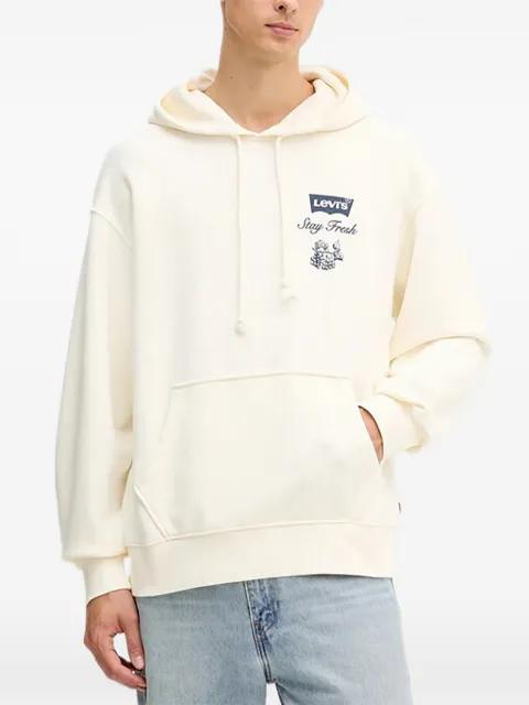 logo-print hoodie by LEVIS