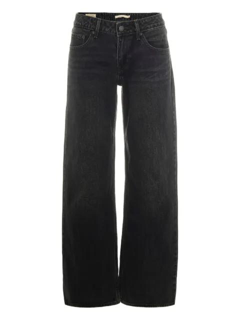 low-rise straight-leg jeans by LEVIS
