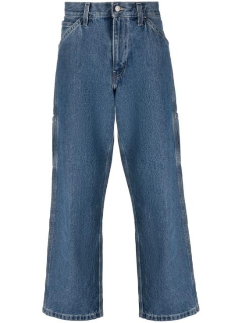patch-detail wide-leg trousers by LEVIS