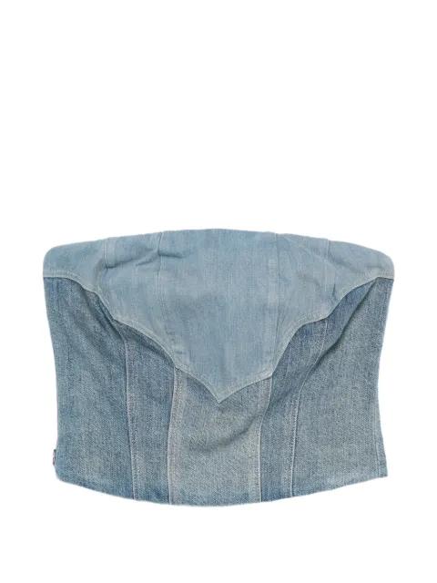 zip-fastening denim top by LEVIS
