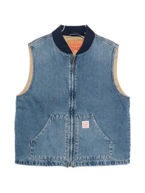 zip-up sleeveless gilet by LEVIS
