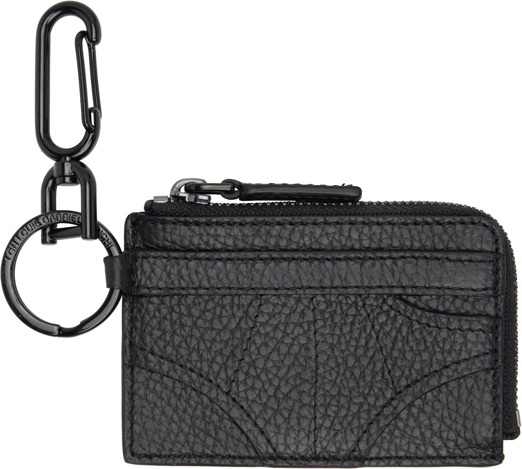 Black Brief Card Holder by LGN LOUIS GABRIEL NOUCHI