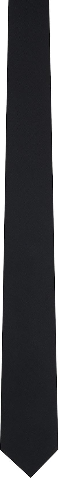 Black Virgin Wool Tie by LGN LOUIS GABRIEL NOUCHI