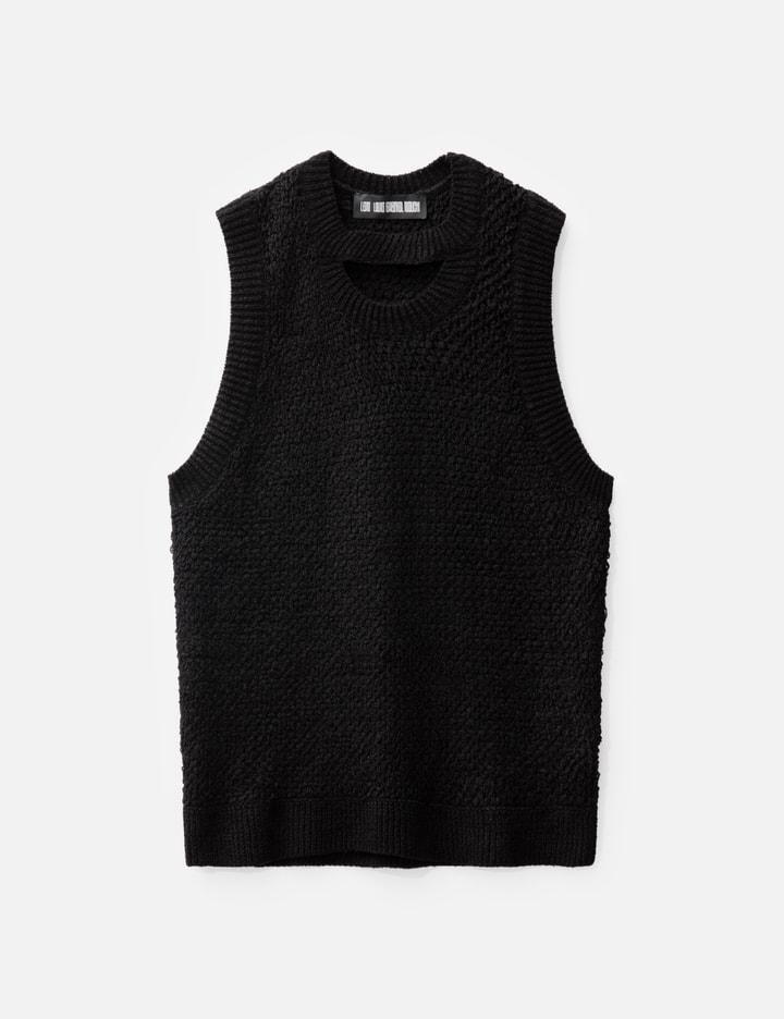 Vest In Tencel Textured Knit With Twisted Back by LGN LOUIS GABRIEL NOUCHI