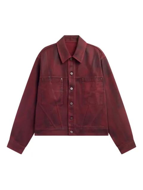 coated denim jacket by LGN LOUIS GABRIEL NOUCHI