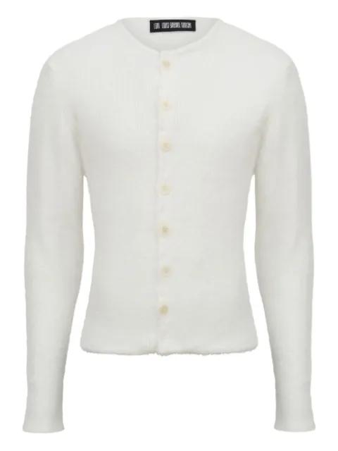 fluffy knit cardigan by LGN LOUIS GABRIEL NOUCHI