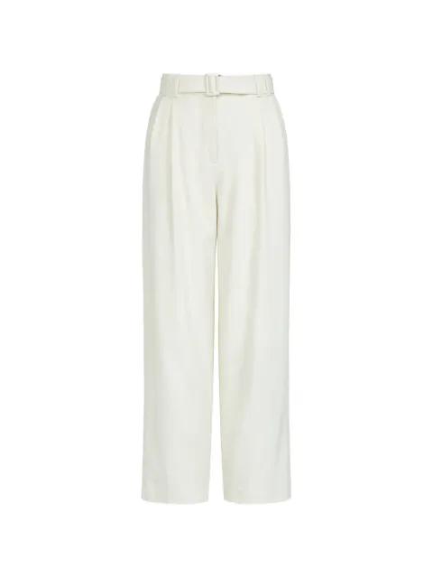 pleated belted trousers by LGN LOUIS GABRIEL NOUCHI