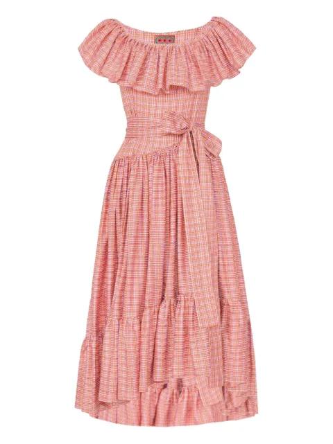 Jungle Island ruffled dress by LHD