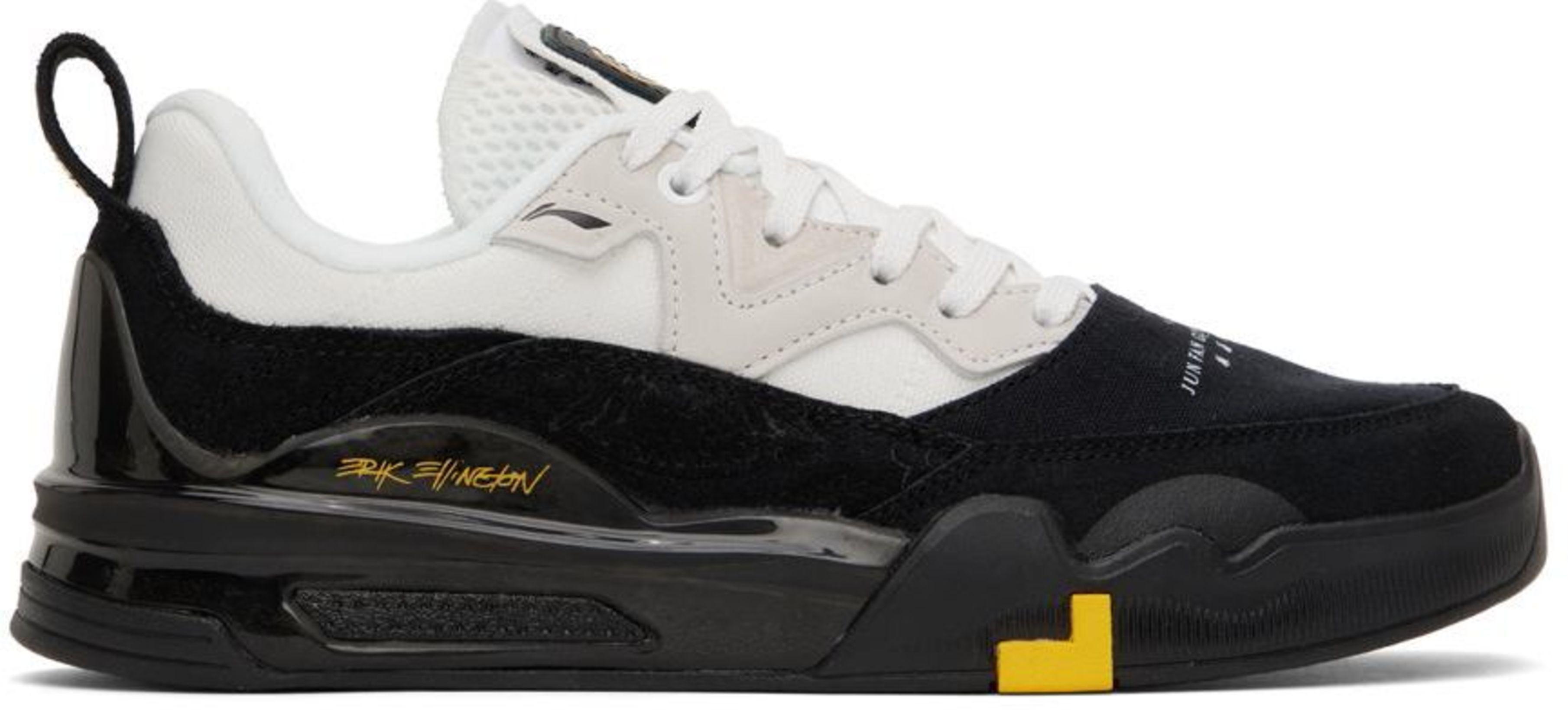 Black Erik Ellington & Bruce Lee Edition Skateboarding Pro Sneakers by LI-NING