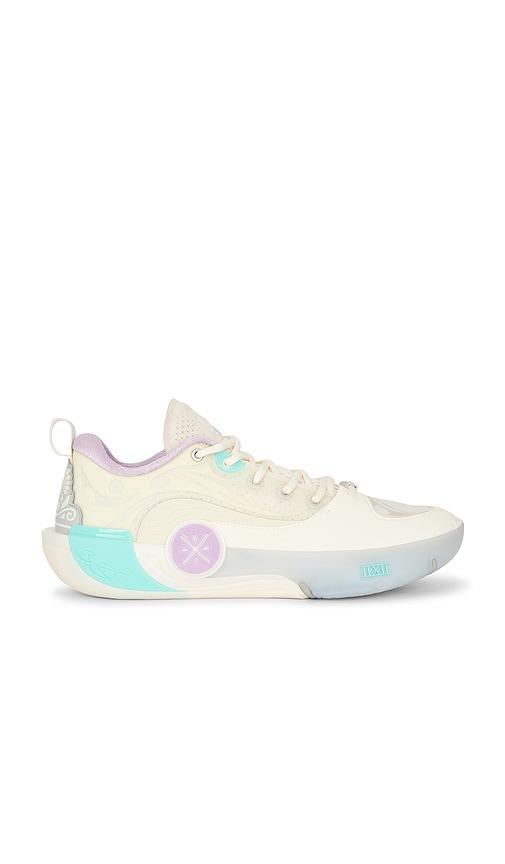 Li-Ning Way Of Wade 12 Cotton Candy Sneaker in White by LI-NING