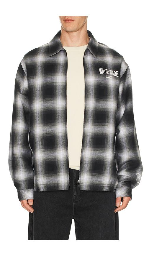 Li-Ning Way Of Wade Plaid Shirt in Black by LI-NING