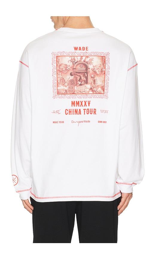 Li-Ning Way Of Wade Sweatshirt in White by LI-NING