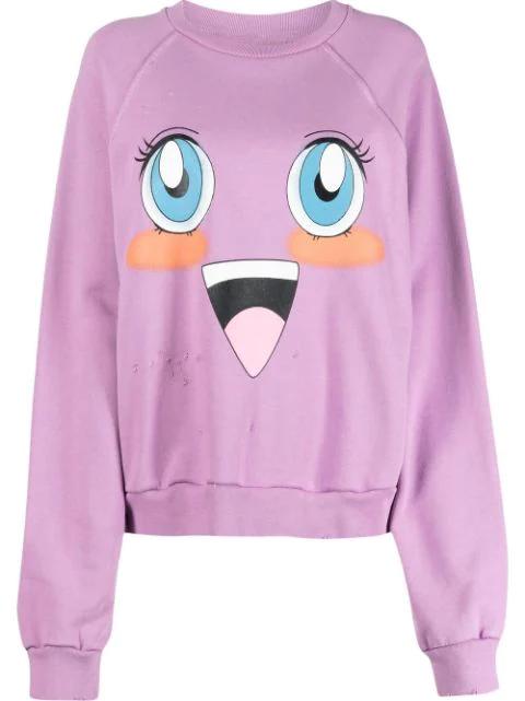 Emoji crew-neck sweatshirt by LIBERAL YOUTH MINISTRY