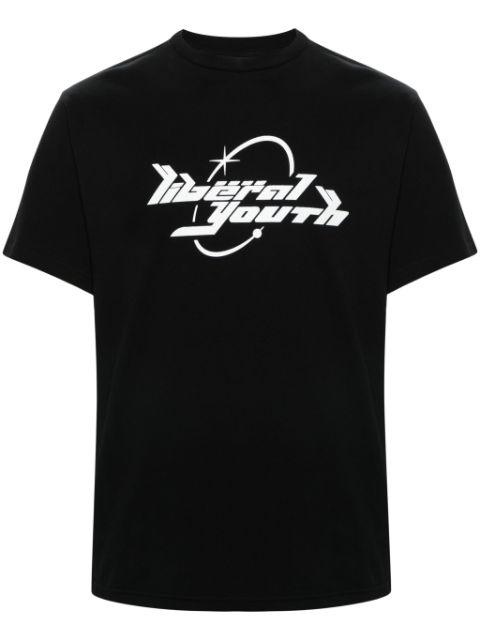 logo-print cotton T-shirt by LIBERAL YOUTH MINISTRY