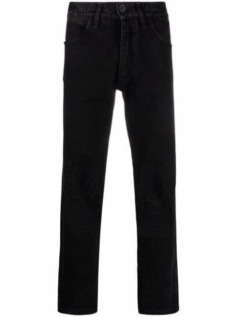 mid-rise cropped jeans by LIBERAL YOUTH MINISTRY