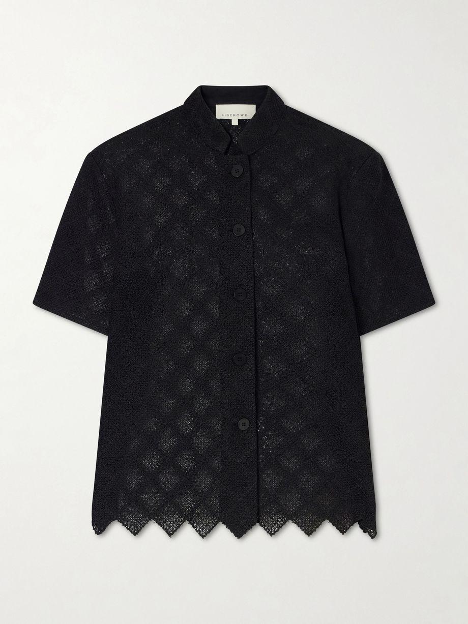 Harper crocheted shirt by LIBEROWE