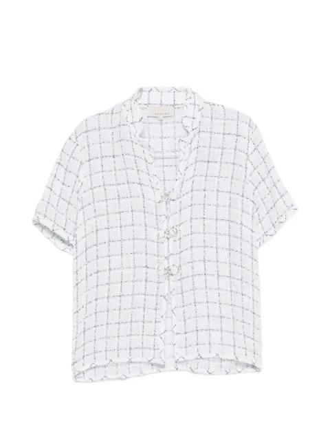 Hetty check-pattern shirt by LIBEROWE