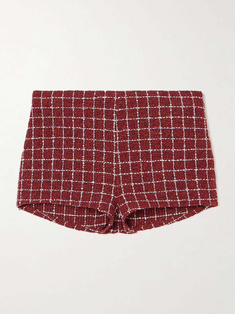 Madeline checked bouclé-tweed shorts by LIBEROWE | jellibeans