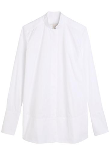 Nerhu cotton-poplin shirt by LIBEROWE