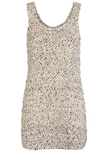 Woven cotton-blend mini dress by LIBEROWE