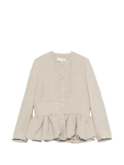button-fastening jacket by LIBEROWE