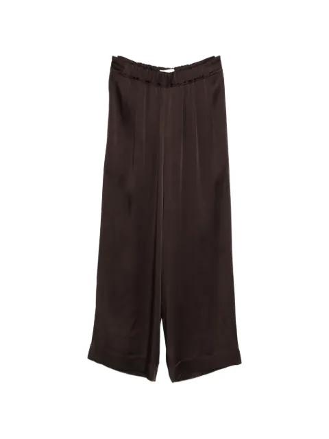 pleated front palazzo trousers by LIBEROWE