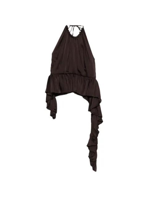 ruffled peplum blouse by LIBEROWE