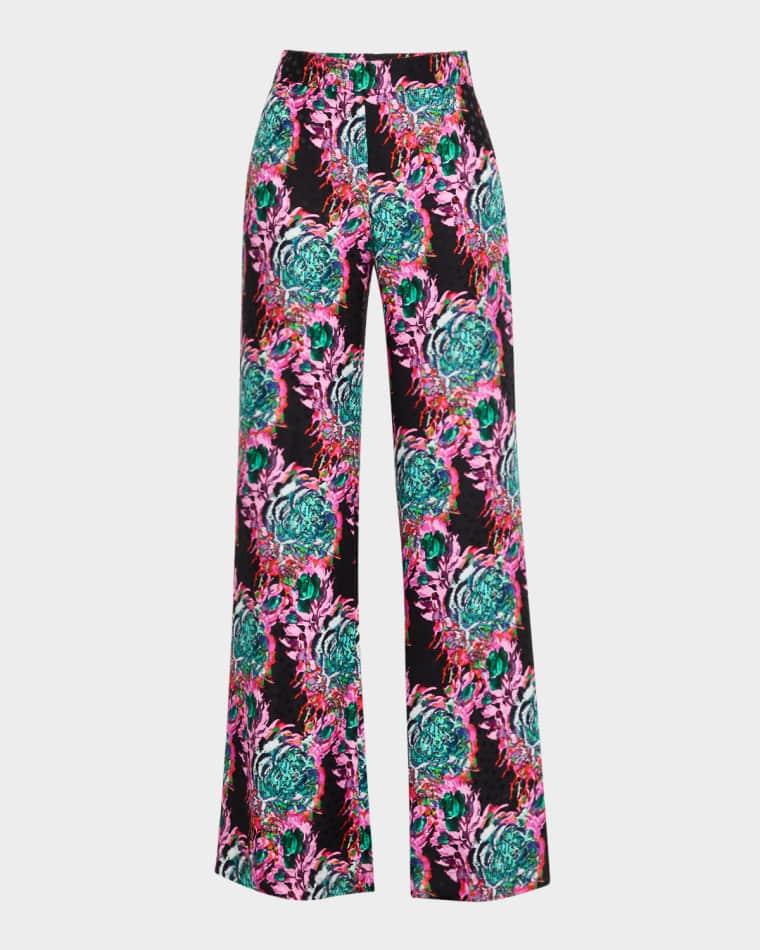 Acid Trip Flared Trumpet Pants by LIBERTINE