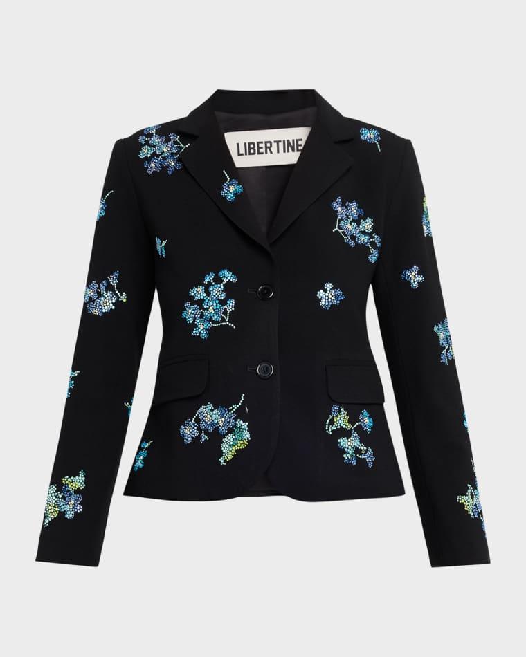 Bluebell Lane Single-Breasted Classic Jacket by LIBERTINE