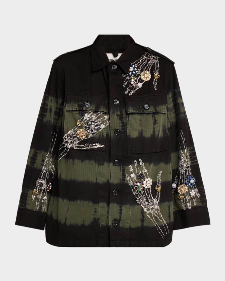 Buried Treasure Tie-Dye Utility Jacket by LIBERTINE