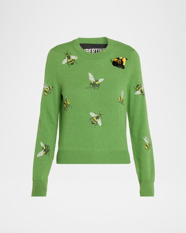 Buzz Off Shrunken Pullover Sweater by LIBERTINE