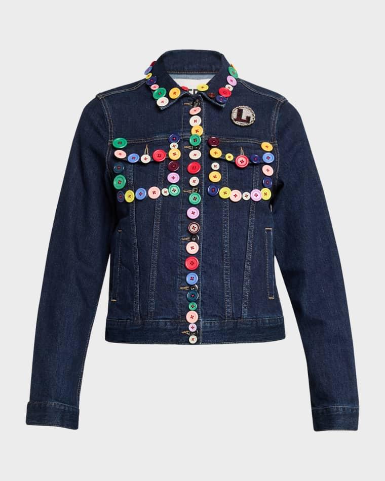 Candy Buttons Denim Jacket by LIBERTINE