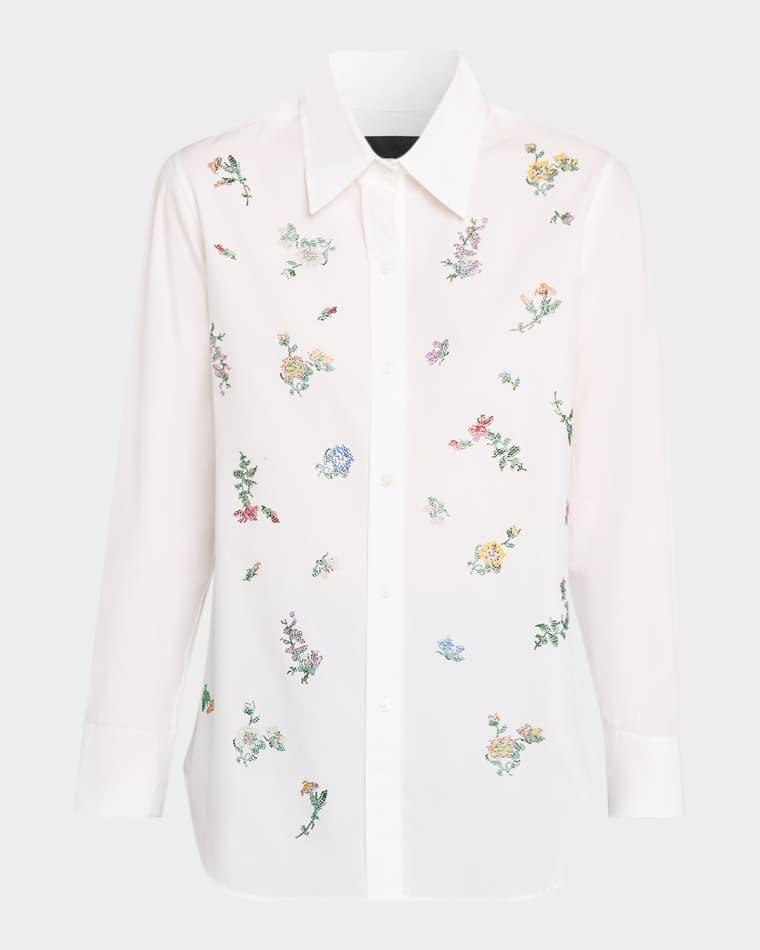 Joy And Mirth Embellished New Classic Shirt by LIBERTINE