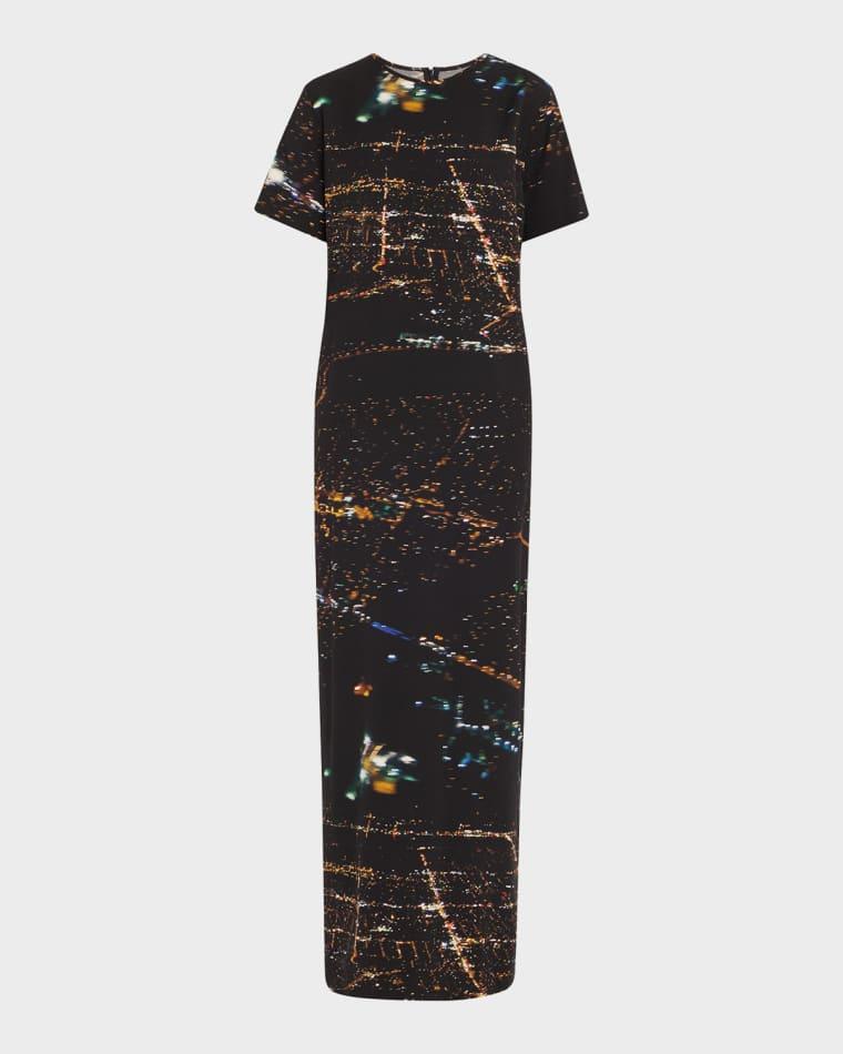 LAX Short-Sleeve Maxi T-Shirt Dress by LIBERTINE