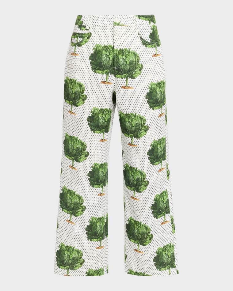Lettuce Dance To The Beat Straight-Leg Ankle Pants by LIBERTINE