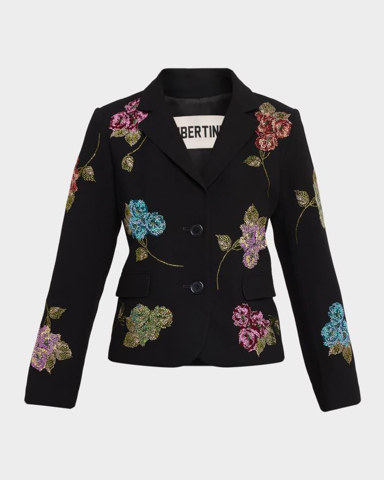 Primrose Embellished Single-Breasted Jacket by LIBERTINE