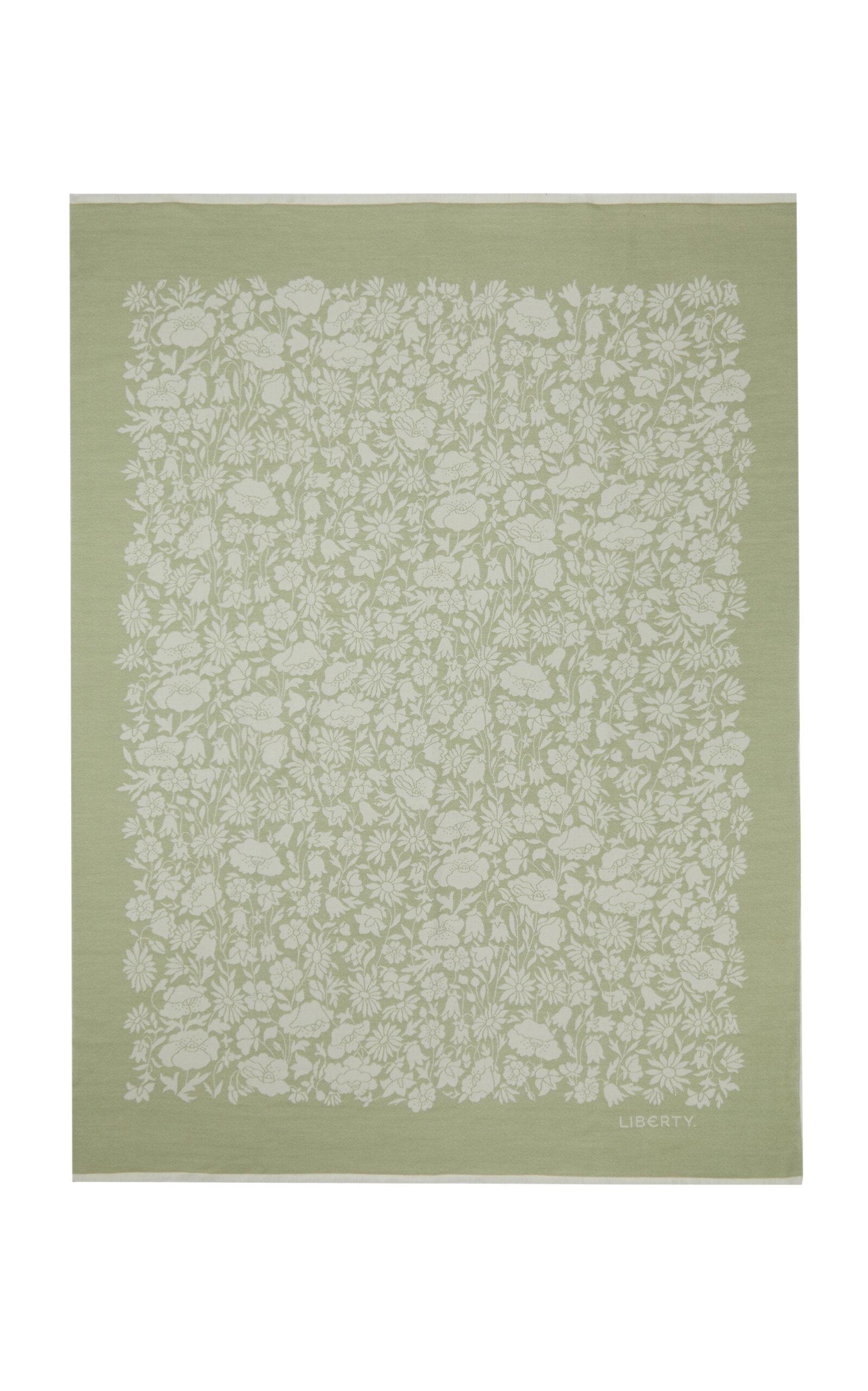 Liberty London - Poppy Wool Throw - Multi - Moda Operandi by LIBERTY LONDON