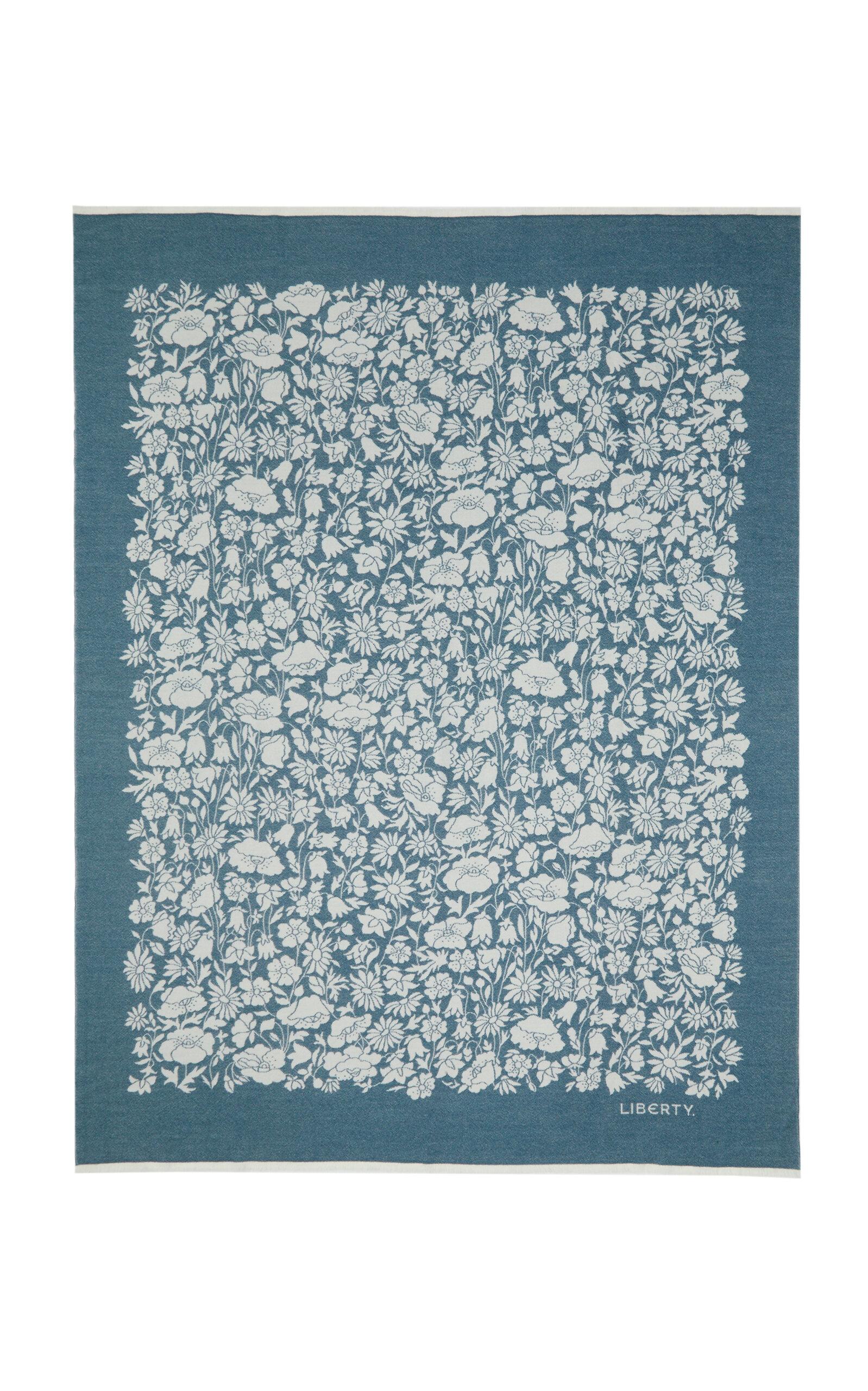 Liberty London - Poppy Wool Throw - Multi - Moda Operandi by LIBERTY LONDON