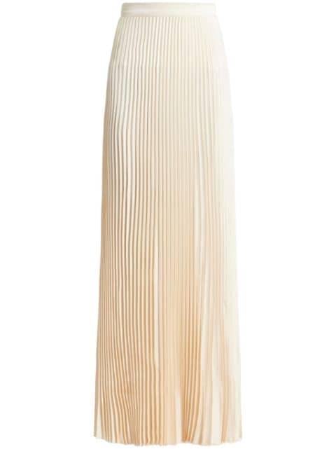Gala pleated floor-length skirt by L'IDEE