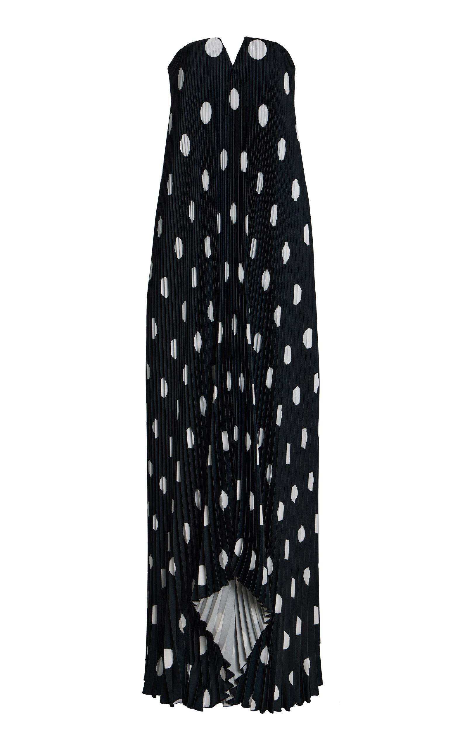 L'IDÉE Black Tie Pleated Gown - Moda Operandi by L'IDEE