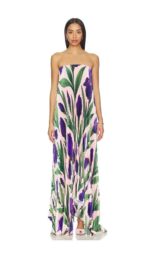 L'IDEE Bisous Strapless Gown in Rose,Purple by L'IDEE