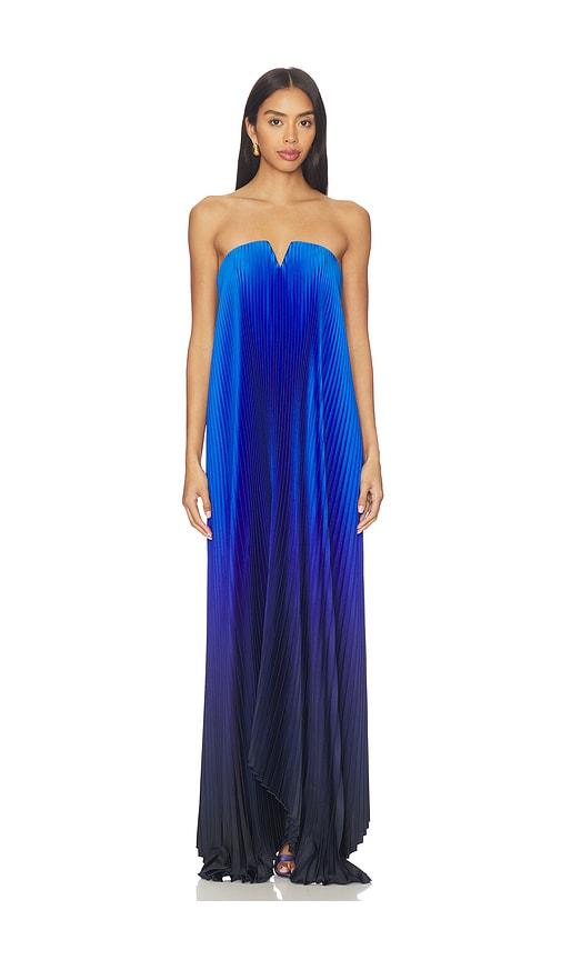 L'IDEE Black Tie Gown in Baby Blue by L'IDEE