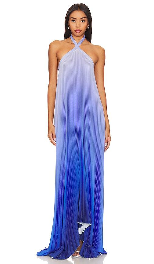 L'IDEE Deesse Gown in Blue by L'IDEE