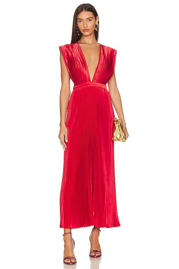 L'IDEE Gala Gown in Red by L'IDEE