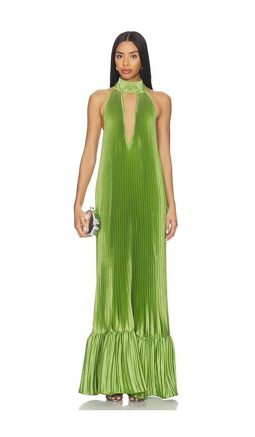 L'IDEE Libertie Gown in Green by L'IDEE