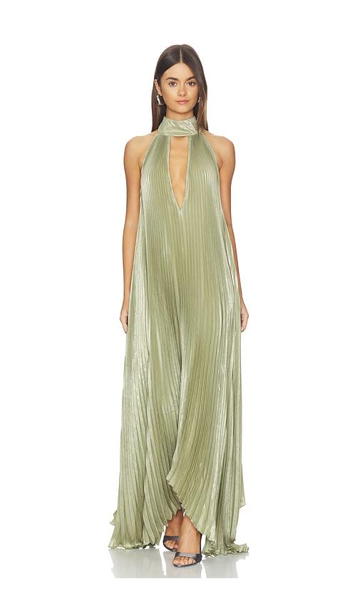 L'IDEE Opera Gown in Sage by L'IDEE