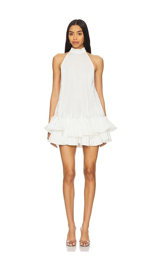 L'IDEE Soleil Mini Dress in White by L'IDEE