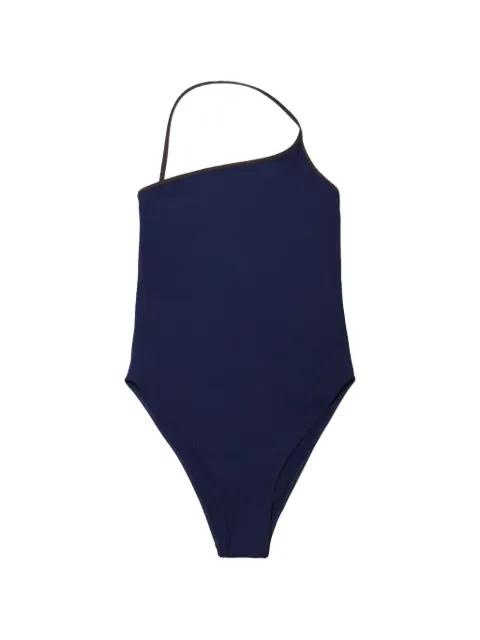 Sessantasei asymmetric-neck swimsuit by LIDO